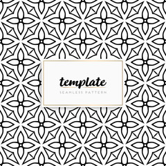 Background mandala seamless pattern vector