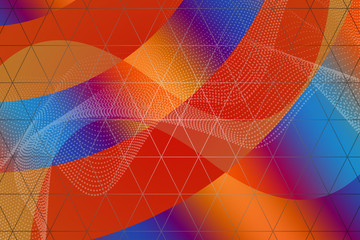 Obraz premium abstract, blue, design, wallpaper, pattern, illustration, light, graphic, color, colorful, art, geometric, texture, backdrop, digital, green, backgrounds, bright, shape, technology, mosaic, orange