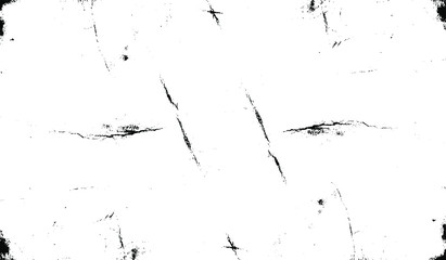 Scratched Grunge Urban Background Texture Vector. Dust Overlay Distress Grainy Grungy Effect. Distressed Backdrop Vector Illustration. Isolated Black on White Background. EPS 10.