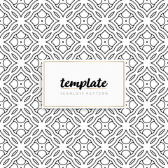 Background mandala seamless pattern vector