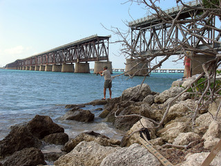 Florida Keys, Flagler, Railroad, Highway 1, Bridges, Florida Keys, Florida, USA