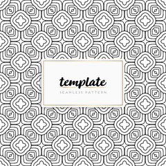 Background mandala seamless pattern vector