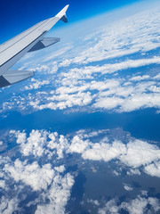 Roads of clouds in the sky