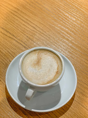 A cup of cappuccino, Panama, Central America