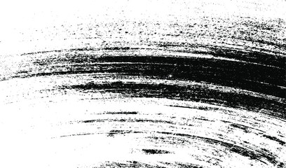 Vector brush sroke texture. Distressed uneven grunge background. Abstract distressed vector illustration. Overlay over any design to create interesting effect and depth. Black isolated on white. EPS10