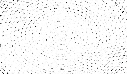 Circular starburst explosion texture. Distressed uneven grunge background. Abstract vector illustration. Overlay to create interesting effect and depth. Isolated on white background.