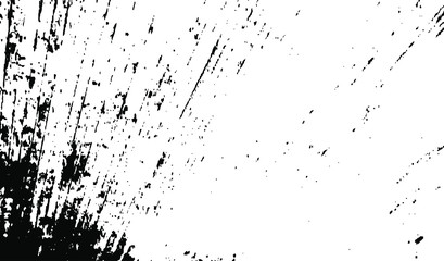 Rough black and white texture vector. Distressed overlay texture. Grunge background. Abstract textured effect. Vector Illustration. Black isolated on white background. EPS10.