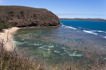 A trail touching three bays close to La Roche Percee
