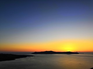 Naklejka premium Santorini