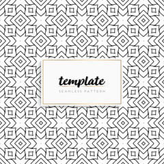 Background mandala seamless pattern vector