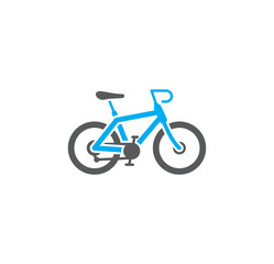 Bicycle related icon on background for graphic and web design. Creative illustration concept symbol for web or mobile app