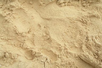 Caribbean beach sand close-up