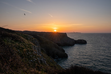 Sunrise photo from the West Coast of Wales 