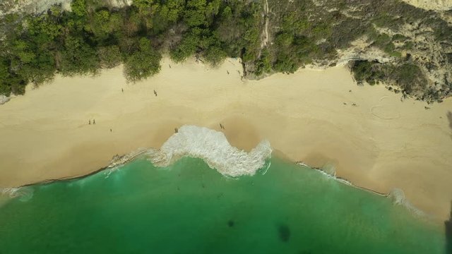 Aerial shot of Kling Kling Beach