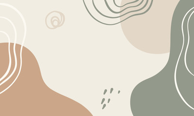 Memphis with feminine style and vintage for background. Abstract creative background in minimal trendy style. Design templates for social media, template, poster, invitation, card design and more 