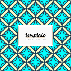 Background mandala seamless pattern vector