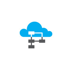 Big data analitics icon on background for graphic and web design. Creative illustration concept symbol for web or mobile app