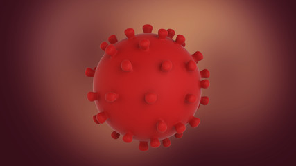 Coronavirus danger and public health risk disease and flu outbreak or coronaviruses influenza