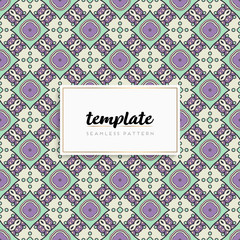 Background mandala seamless pattern vector