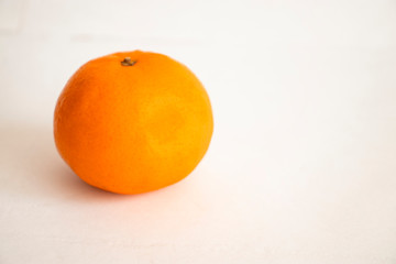orange on white background