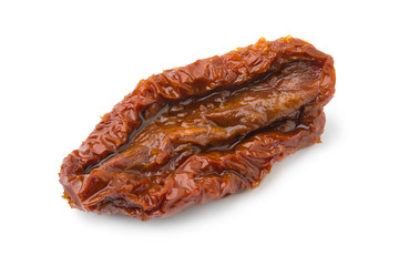 Single sundried tomato in olive oil
