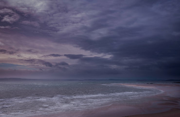 pettycur bay, fife, scotland, uk.
