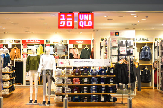 KUALA LUMPUR, MALAYSIA - 31 January 2017: Outside of Uniqlo store. Uniqlo Co., Ltd. is a Japanese casual wear designer, manufacturer and retailer.