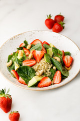 fruit salad with strawberry