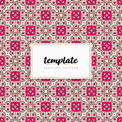 Background mandala seamless pattern vector