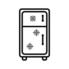refrigerator icon design, flat style icon collection