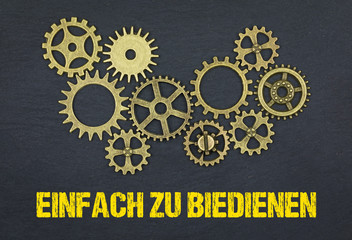 Einfach zu bedienen 