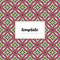 Obraz premium Background mandala seamless pattern vector