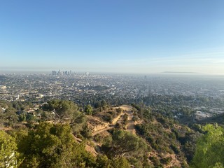 aerial view of the city