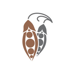 Vegetable related icon on background for graphic and web design. Creative illustration concept symbol for web or mobile app