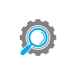 Fix and service related icon on background for graphic and web design. Creative illustration concept symbol for web or mobile app