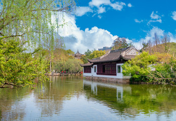 Fototapeta na wymiar Landscape of Guyi garden in Shanghai, China