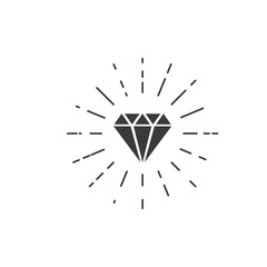 Diamond  logo vector icon illustration design