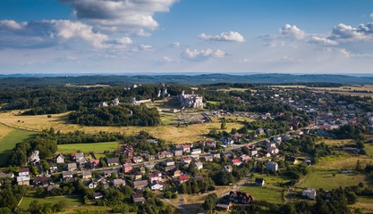 Obraz premium Ogrodzieniec Castle Jura Cracow Czestochowa Silesia Poland Town 
