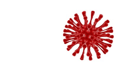 3D render medical illustration. China pathogen coronavirus 2019-ncov, covid19