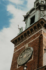 close up shot of a clock on Prague clock tower