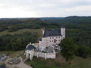 Fototapeta na wymiar Castle Bobolice Mirow Jura Upland Cracow Krakow Czestochowa