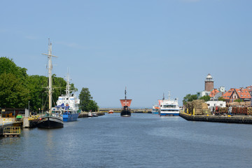 Harbor in Kolobrzeg