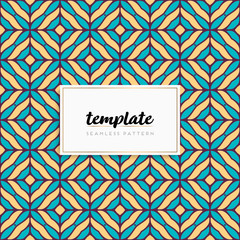 Background mandala seamless pattern vector