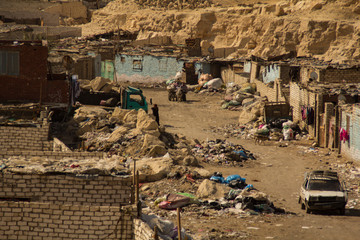 Street in Cairo Trash city