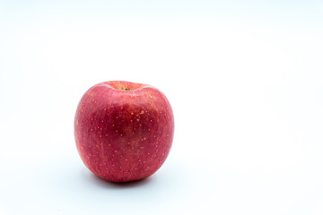Fototapeta na wymiar Fresh apples on white background
