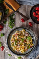 Delicious homemade tortellini