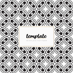 Background mandala seamless pattern vector