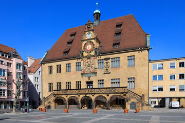 The Town Hall of Heilbronn, Germany - obrazy, fototapety, plakaty