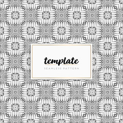 Background mandala seamless pattern vector