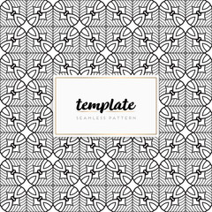 Background mandala seamless pattern vector